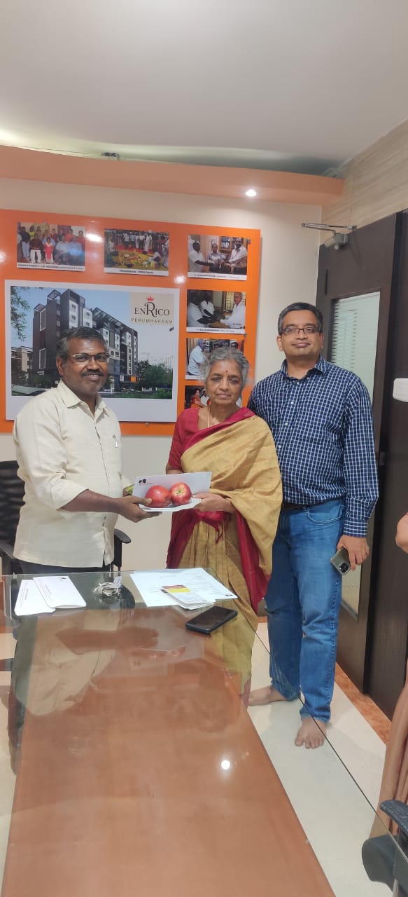 Mrs. Renuka Sreenath, Ramakripa, Parthasarthypuram, T.Nagar, A-1, Flat Owner